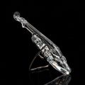 Swarovski Crystal VIOLIN Figurine + Silver Bow Stand 203056