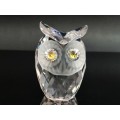 Swarovski Crystal Woodland Friends Collection - Large Owl Figurine