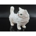 Beswick Gloss Persian Cat, Standing in White