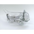 Cristal DArques 24% Lead crystal Cat Candy Dish #
