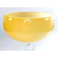 Murano large mid century glass pedestal bowl,