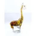 Stunning Murano ? Hand Blown Art Glass Large   Giraffe  Figurine, Brilliant Coloration.