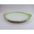 Royal Albert ` RAINBOW ` Green Cake Plate Fine Bone China England