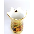 Aynsley orchard gold bone china porcelain tall vase