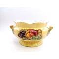 Aynsley orchard gold bone china porcelain 2 handled Bowl in the Orchard Gold