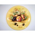 Aynsley Orchard Gold Fruit Serving Gateau Plate