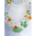 Gorgeous Clarice Cliff for Newport Pottery moulded, hand painted serving bowl.