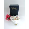 Aynsley China Cottage Garden Large Trinket Box, Made In England #