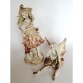 Two FORTUNE FAIRIES ORIGINALS BY KAREN amazing original fairy pieces.