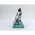 Royal Worcester model of a pair of goats `Kids at play` modeled by Doris Lindner,