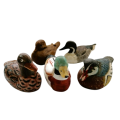 Group of Vintage ceramic and resin ducks