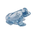 Murano Blue Glass Frog Dish Bowl