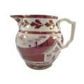 Vintage Grays Pottery Pink luster large jug