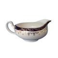 Bleu De Roi pattern of bone China made in England by Alfred Meakin. Gravy Boat #