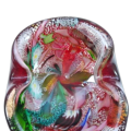 Murano Hand Blown Glass Tutti Fruity Dish Bowl