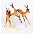 Hutschenreuther Gazelle figural group designed by Gunther Granget.