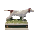 Elizabeth Arden Porcelain Southern Heirloom Lidded Container Setter, Retriever Hunting Dog