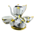 Shelley Queen Anne Sunrise And Flowers Tea Set Pattern Number 11691c 1929
