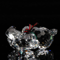 Swarovski Crystal Lying Kris Bear Boxed