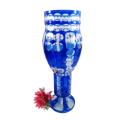Venetian Italian Large Cut Crystal Vase