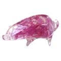 Avondale Glass Pink Pig Paperweight Ornament