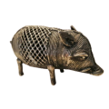 Dhokra Pig Boar Indian India Lost Wax Cast Metal