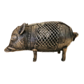 Dhokra Pig Boar Indian India Lost Wax Cast Metal