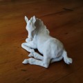 Kaiser West German White Bisque Porcelain Foal Horse #525