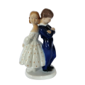 Bing & Grondahl #2372 Denmark Porcelain Figurine Boy Girl Pardon Me Couple