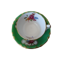 Exquisite Victorian Staffordshire cabinet cup, saucer, and plate Trio