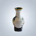 Beautiful Cloisonne Japanese Miniature White Vase