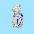 Art Glass Bag with Goldfish Ornament Paperweight