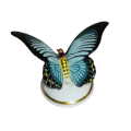 Rosenthal German bone china porcelain figurine of a Blue Butterfly.