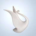 Royal Dux Porcelain Swan by Jaroslav Jezek Czechoslovakia