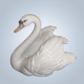 Lladro Swan Wings Spread Figurine Sculpture C1983 Retired