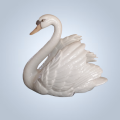 Lladro Swan Wings Spread Figurine Sculpture C1983 Retired