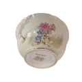 Shelley Fine Bone China Sugar Bowl Hand Painted Tree And Flower Decoration
