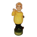 Large Ceramic Character Decanter takes the form of a Golfer Mid-Swing