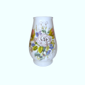 Portmeirion white with flowers Vase