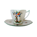 Shelley Crabtree cup and saucer duo c1928