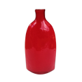 Stunning Oversized Art-Glass Bottle Vase in a Vibrant Shade of Red
