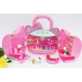 Hello Kitty Disco Carry Along Play Set Case Figures & Accessories