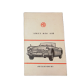 MGA 1600 Series Drivers Handbook and Accessories Booklet