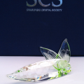 Swarovski Silver Crystal  `Endangered Wildlife Title Plaque 2008-2010`