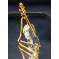 SWAROVSKI CRYSTAL MEMORIES MOMENTS VIOLIN AND STAND