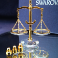 Swarovski Crystal Memories Balance Scale, a component of the Times Past Collection