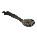 Carrol Boyes Early Pewter Fishtail Large Serving Spoon