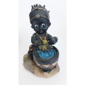 African Wooden Figurines and Bowls