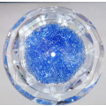 Swarovski Crystal Stunning Paperweight with Blue Crystals