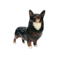 Beswick Dark Black Prince Corgi Dog figure, large size. Model number 1229A